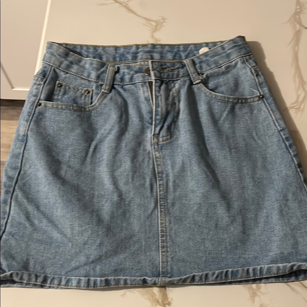 Denim Blue Women's Skirt